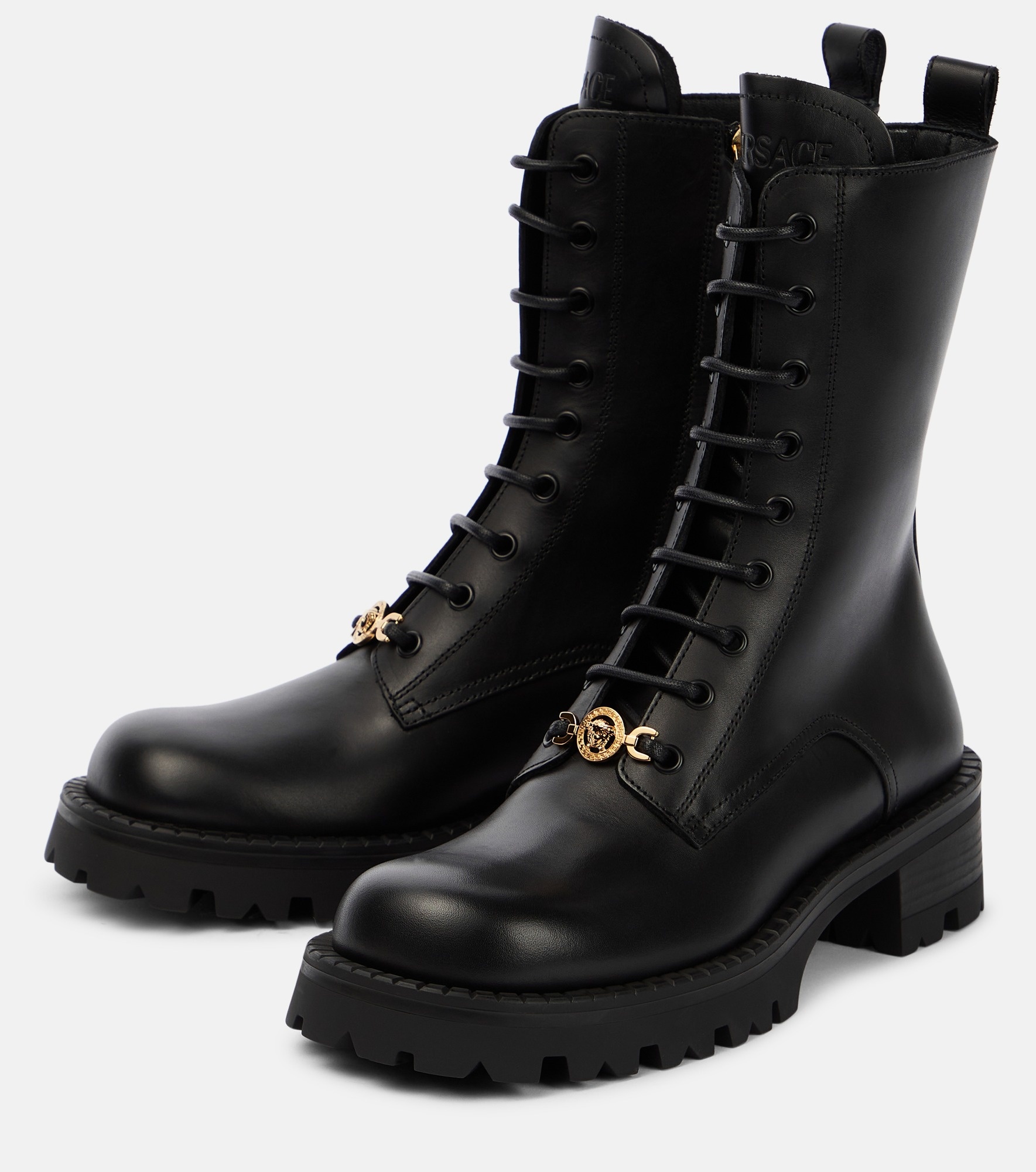 Vagabond leather lace-up boots - 5