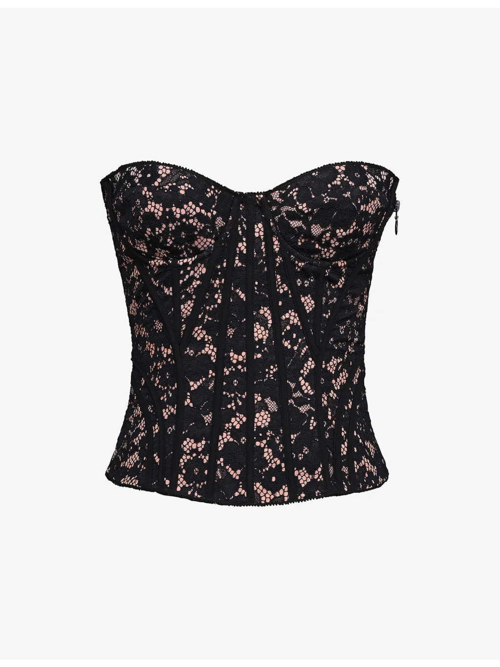 Solaine Floral Lace Corset Top - 1