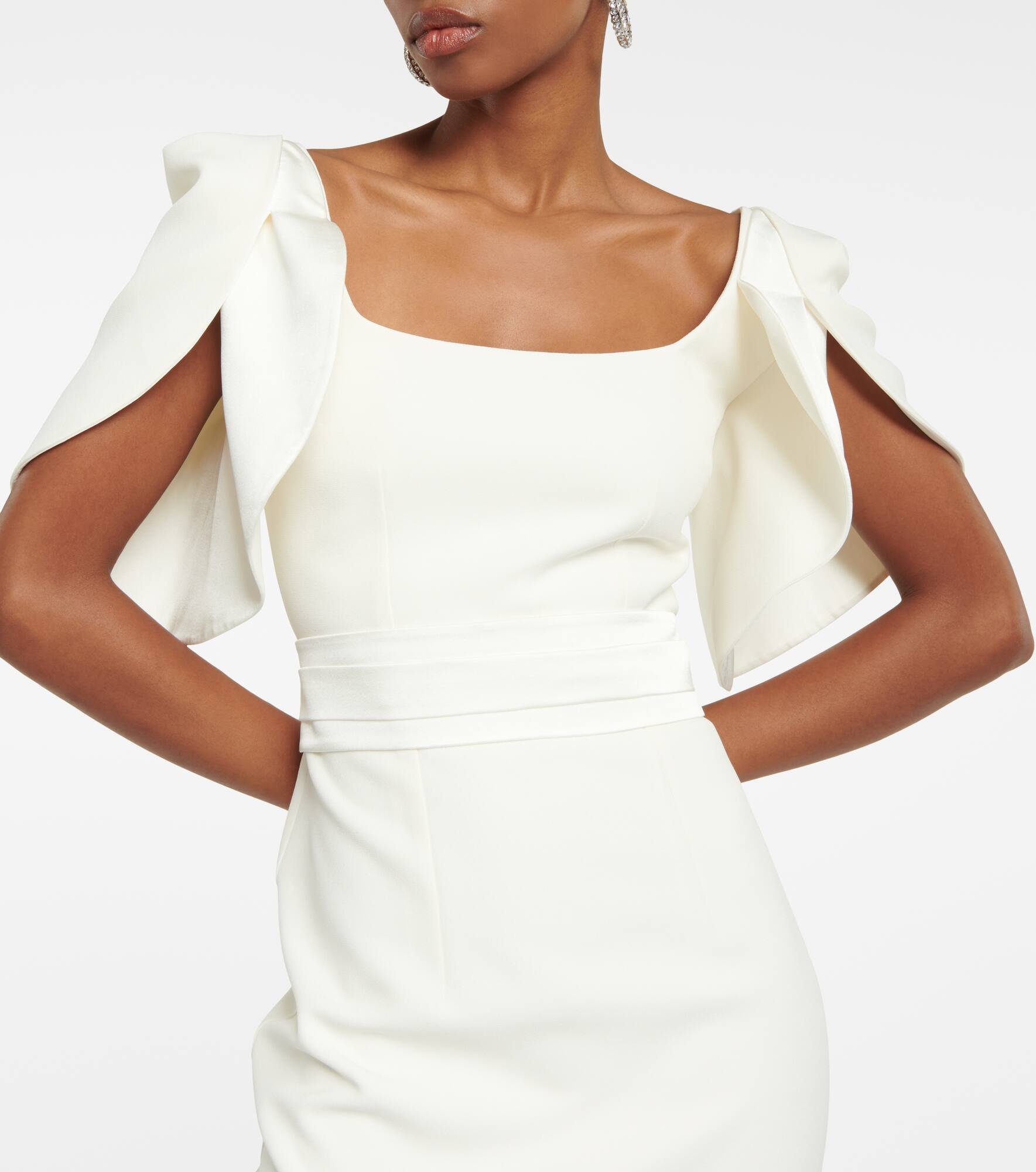 Crêpe bridal gown - 4