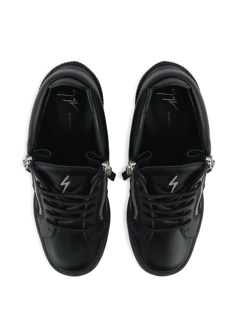 Addy wedge zip-detail sneakers 4