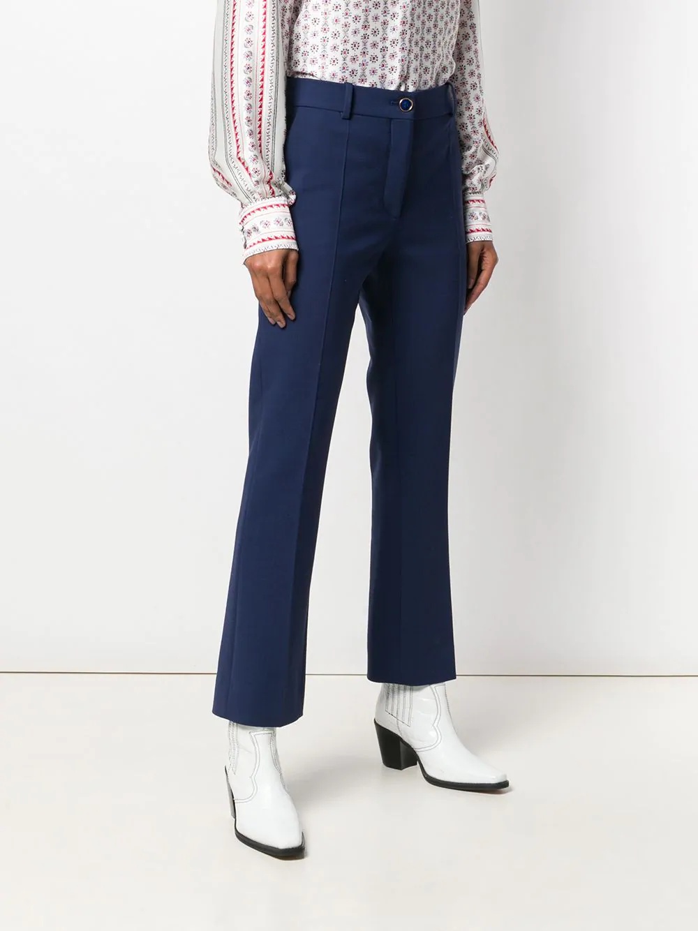 straight-leg tailored trousers - 3