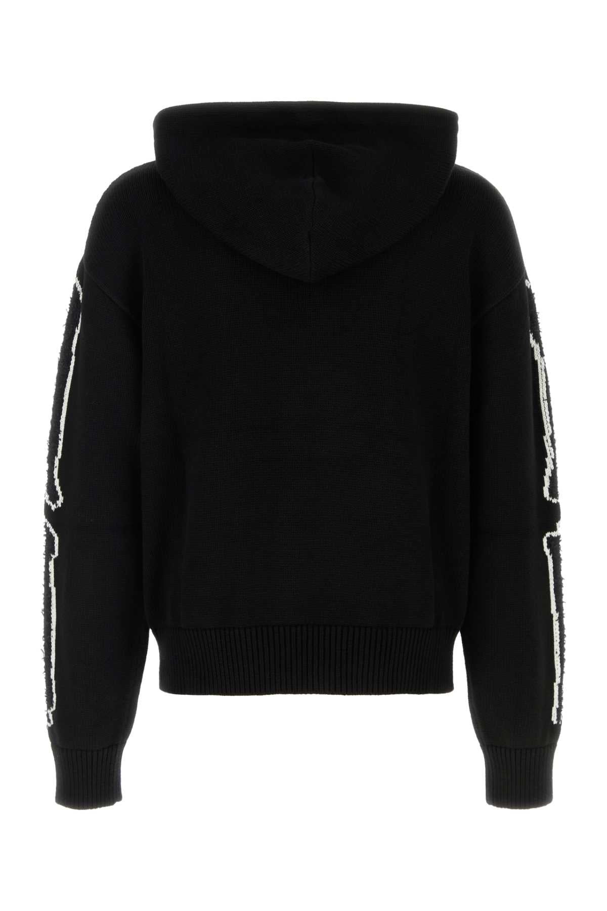 Amiri Men Black Cotton Blend Sweatshirt - 2