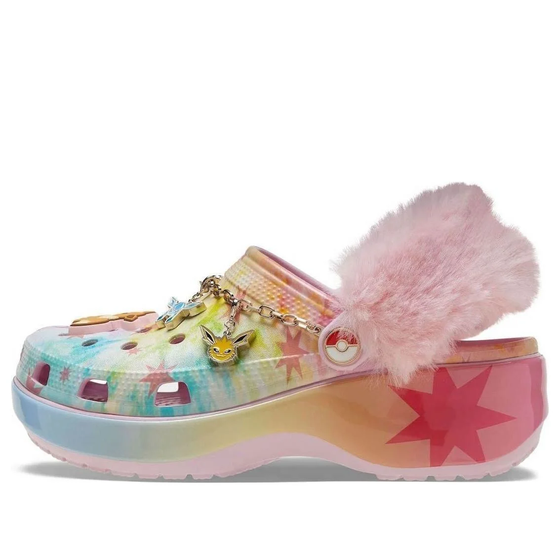 (WMNS) Crocs x Pokemon Classic Platform Clog 'Eevee' 211429-90H - 1