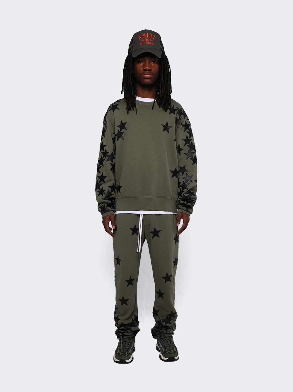 Chemist Star Sweatpants Military Green - 2