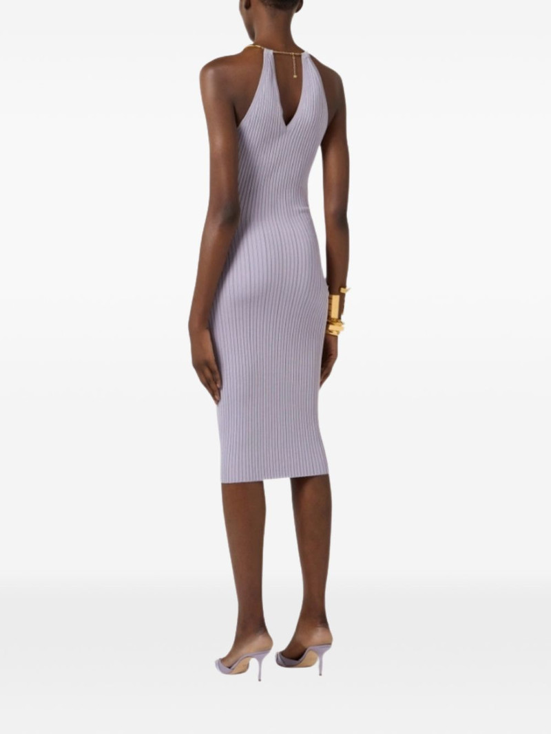 ring V-neck midi dress 3