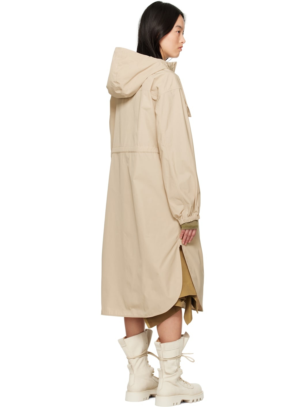 Beige Peronne Long Coat - 3