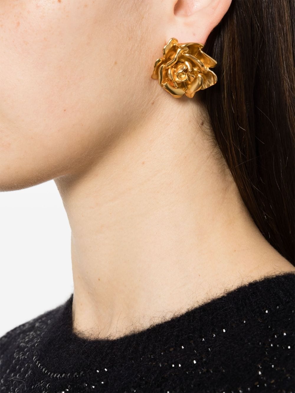 post-back floral earrings - 2