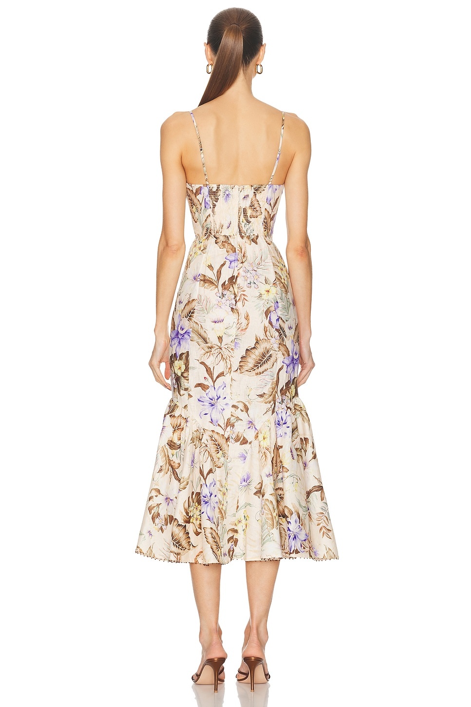 Coco Tie Front Midi Dress - 3