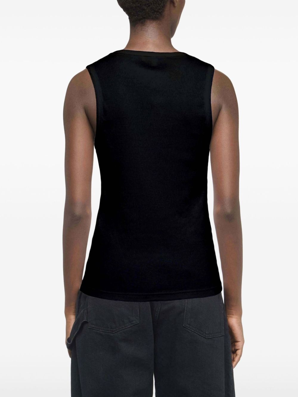 Anchor-embroidered top - 4
