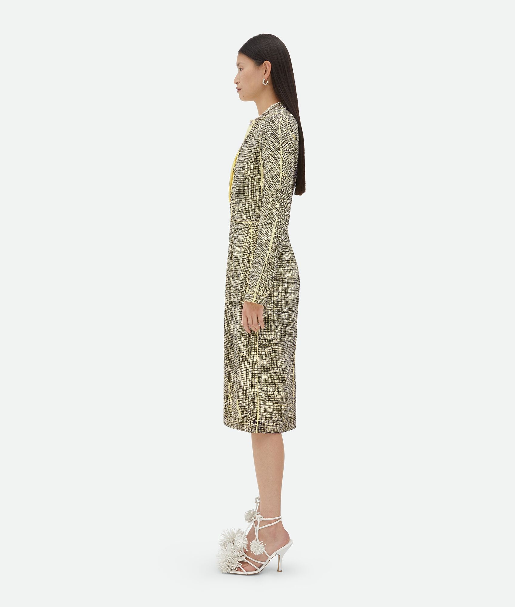 Printed Viscose Creased Dress - 2