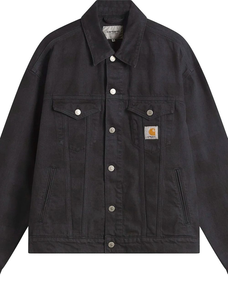 Carhartt buttoned denim jacket outlook