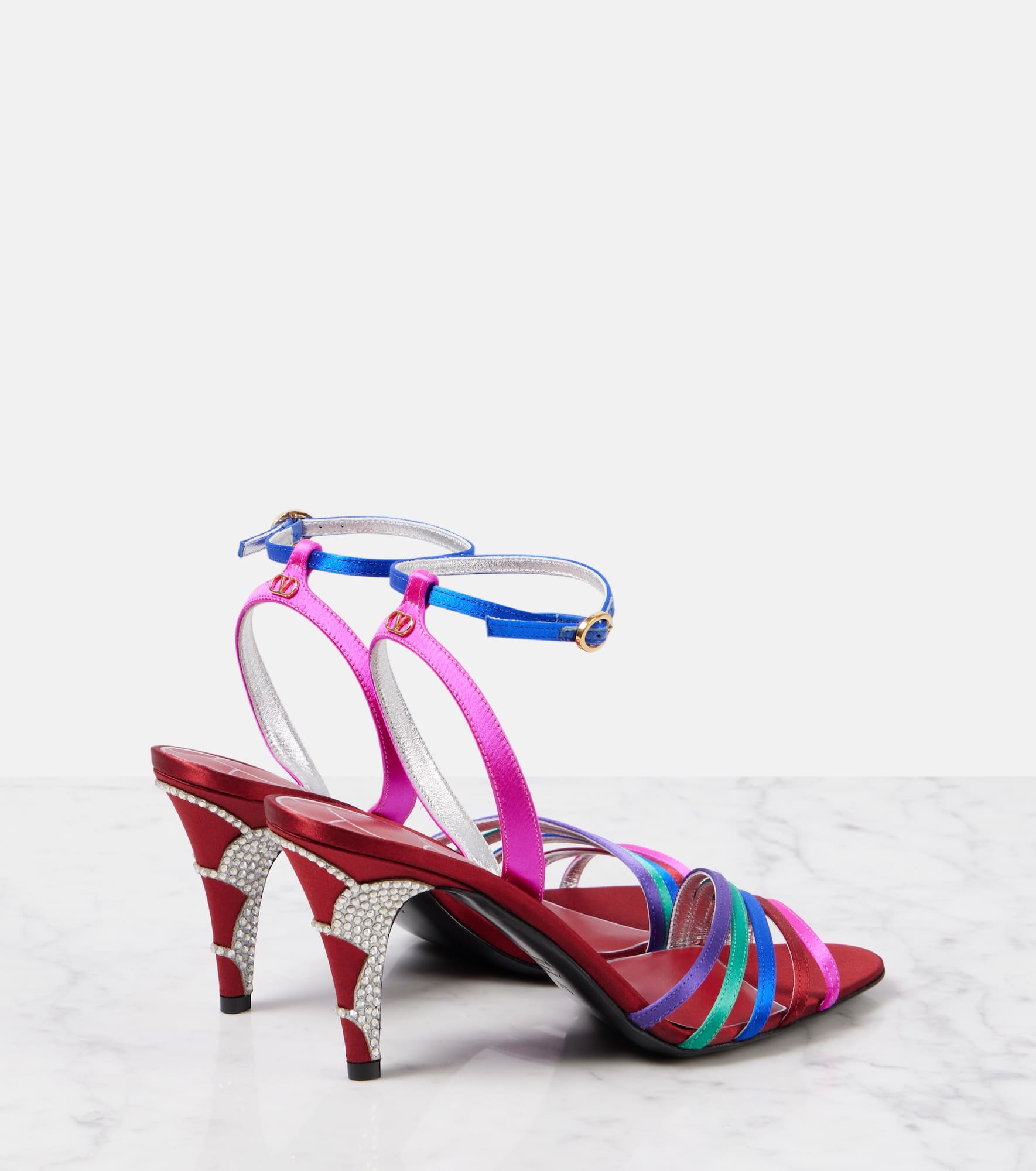 Ladycrush embellished leather sandals - 2