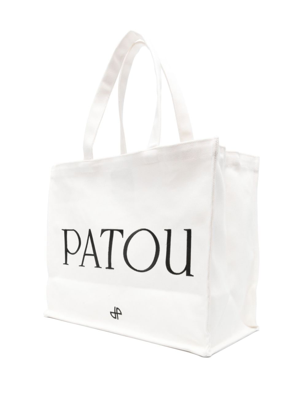 large Patou canvas tote bag - 3
