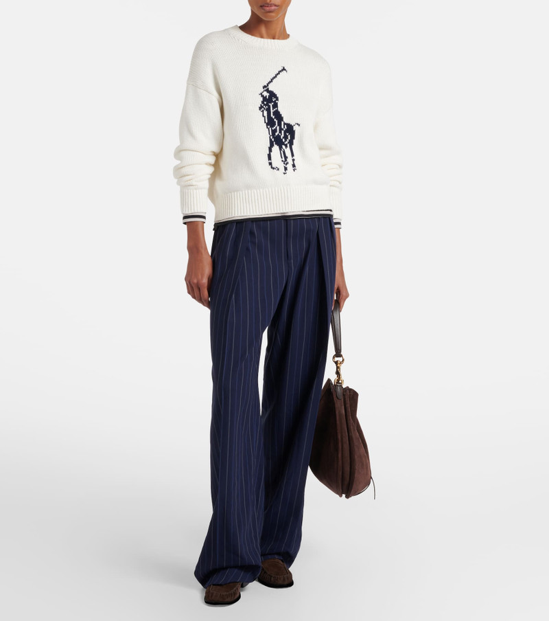Polo Ralph Lauren Big Pony intarsia cotton sweater outlook