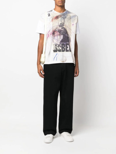 Junya Watanabe MAN x Comme des Garçons printed T-shirt outlook