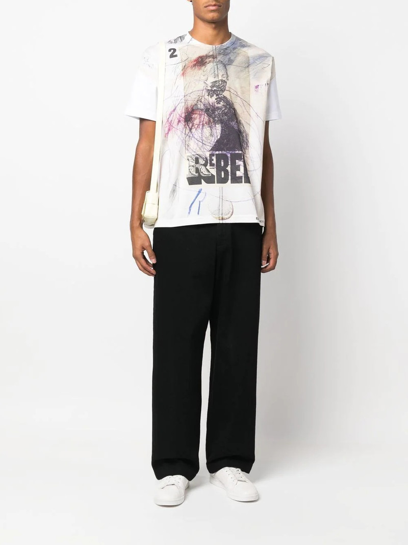 Junya Watanabe MAN x Comme des Garçons printed T-shirt outlook