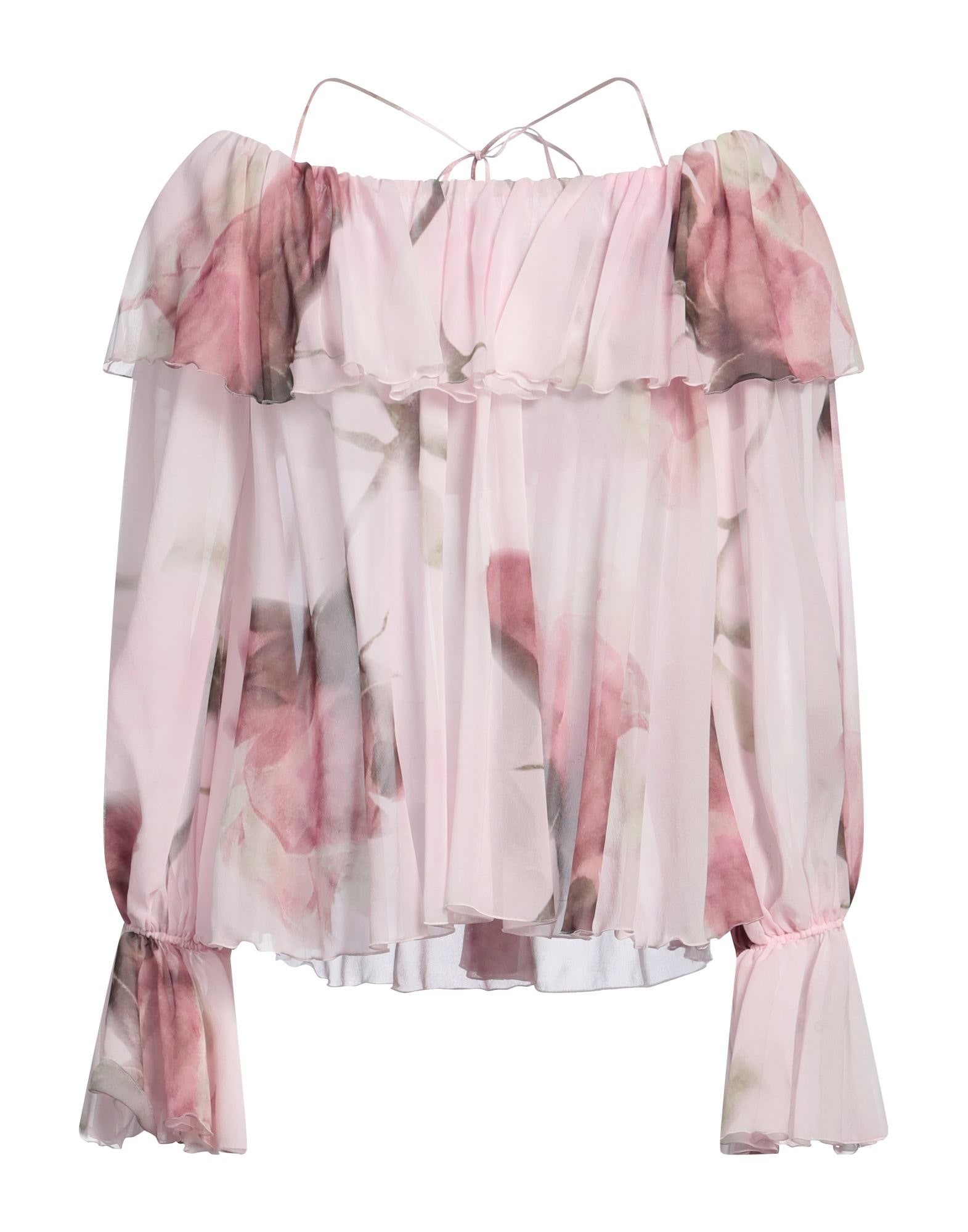 Light pink Women's Off-the-shoulder Top - 1
