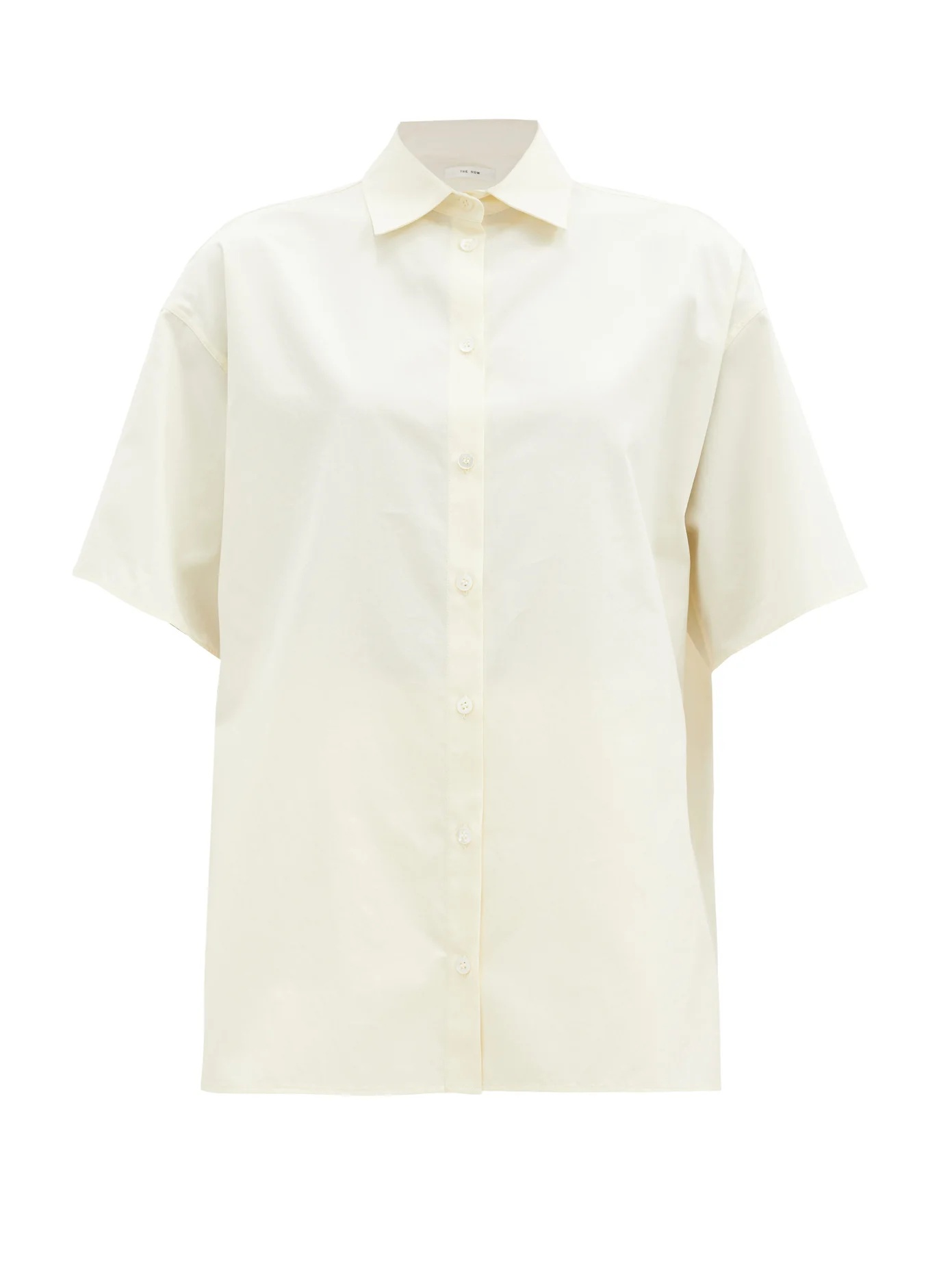 Sissa oversized poplin short-sleeved shirt - 1