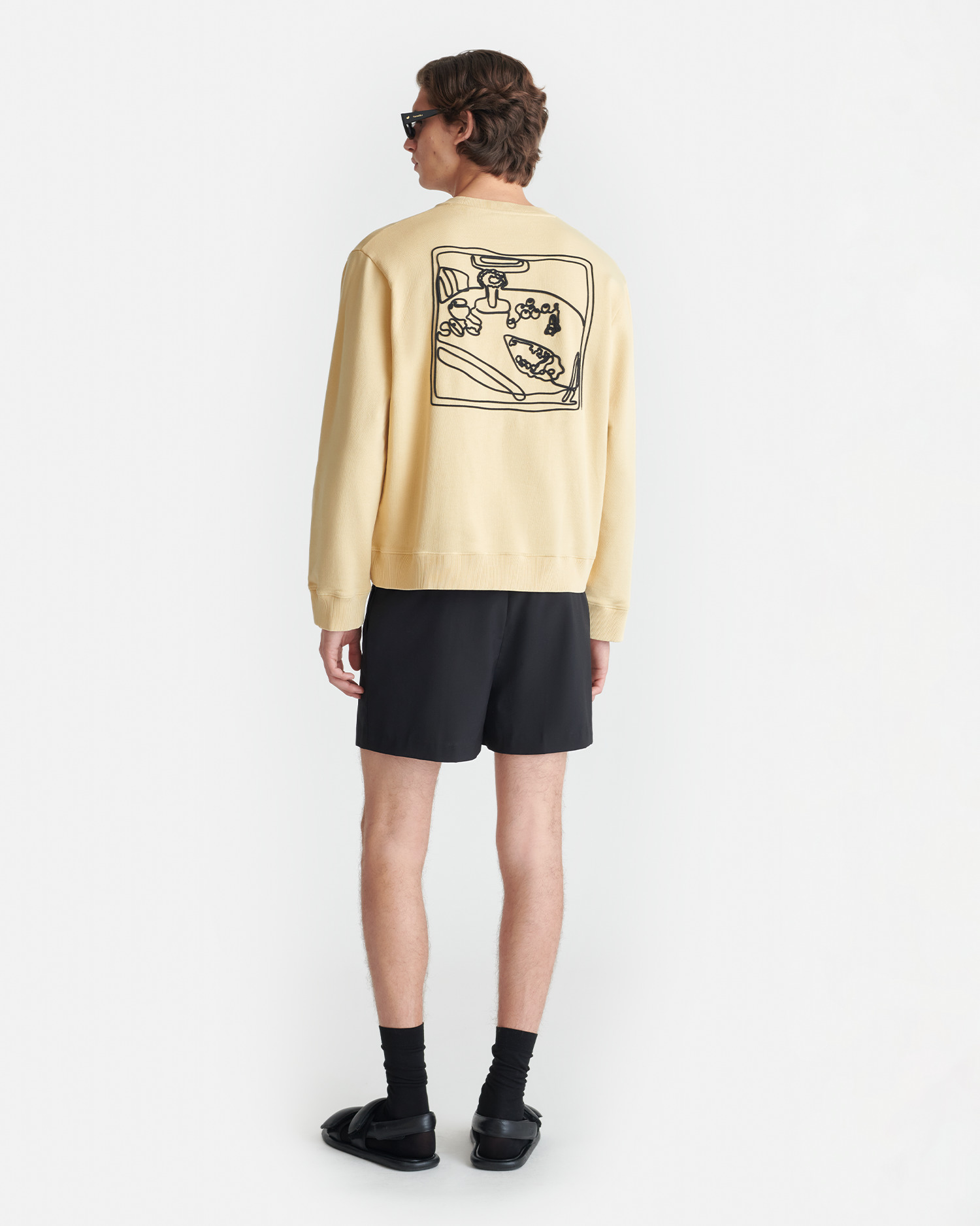Printed Cotton-Fleece Sweatshirt - 8