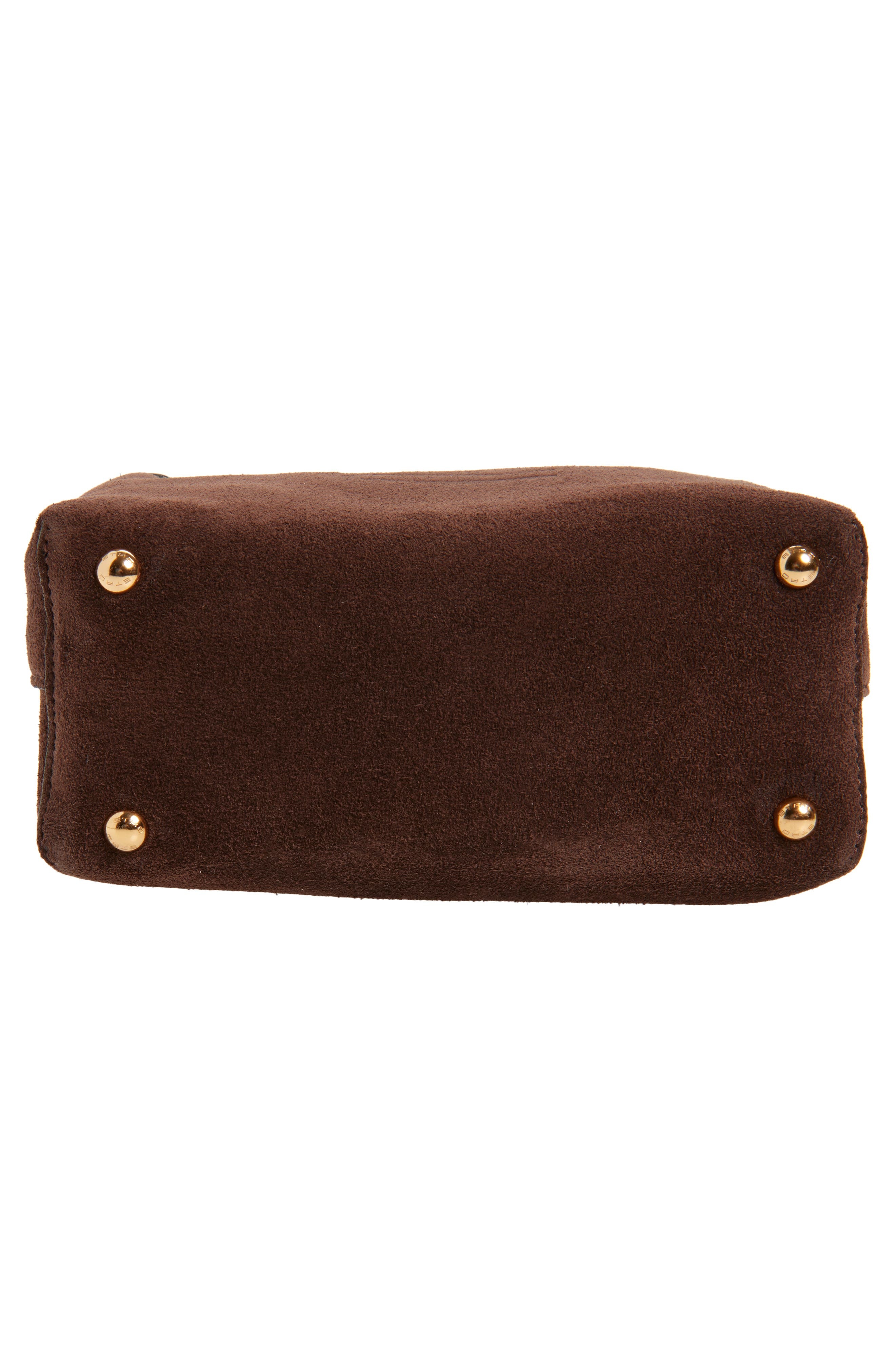 Etro Extra Small Libra Suede Crossbody Bag in M0406 Dark Brown at Nordstrom - 7