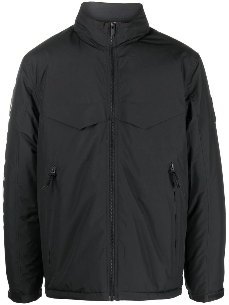 logo zipped jacket 1