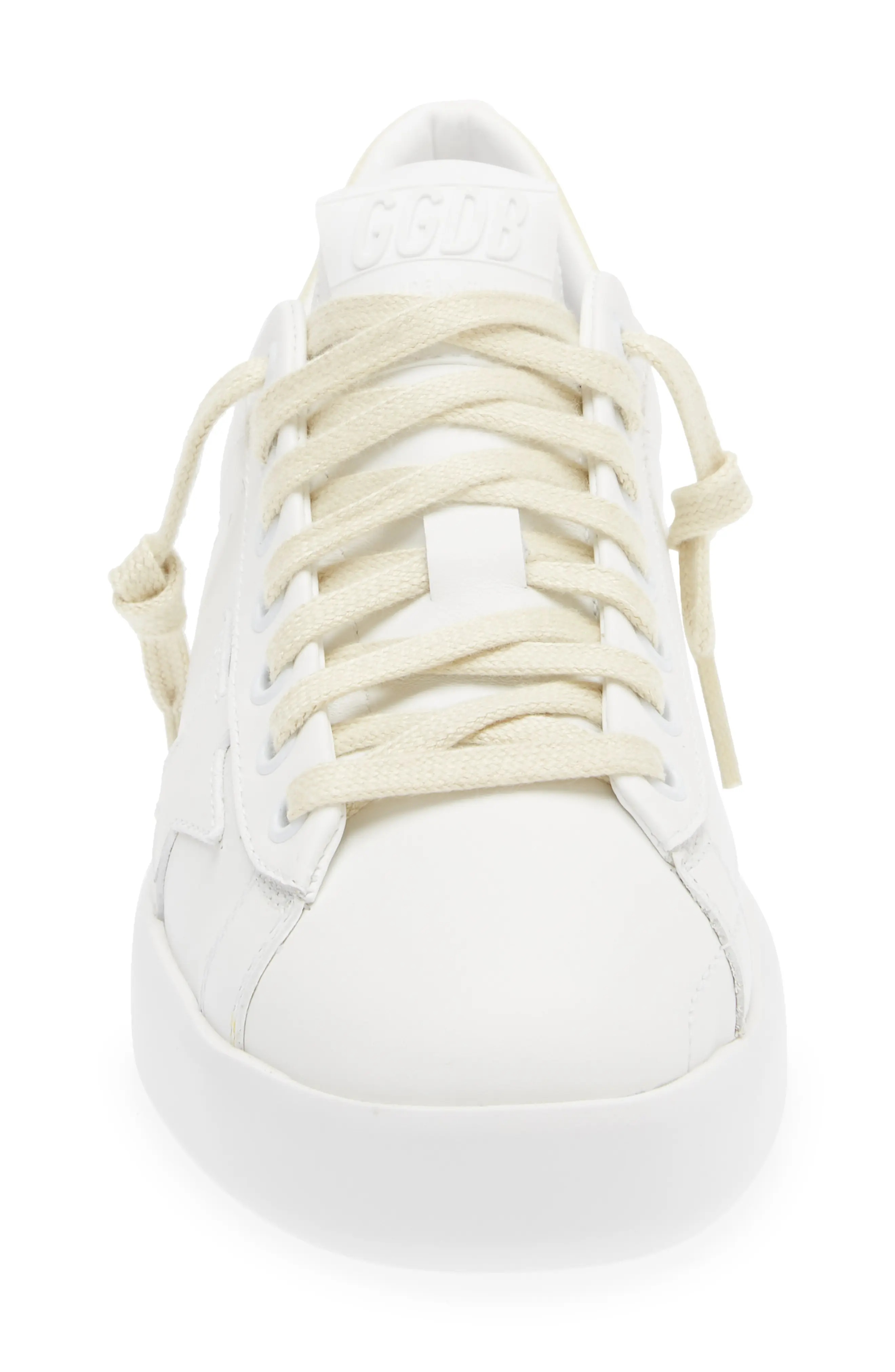 Purestar Low Top Sneaker in White/Yellow - 4