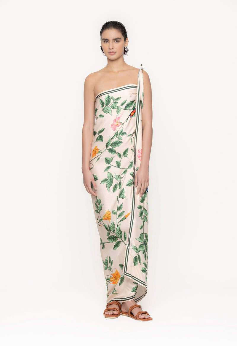 Agua by Agua Bendita Celeste Ranas Scarf outlook