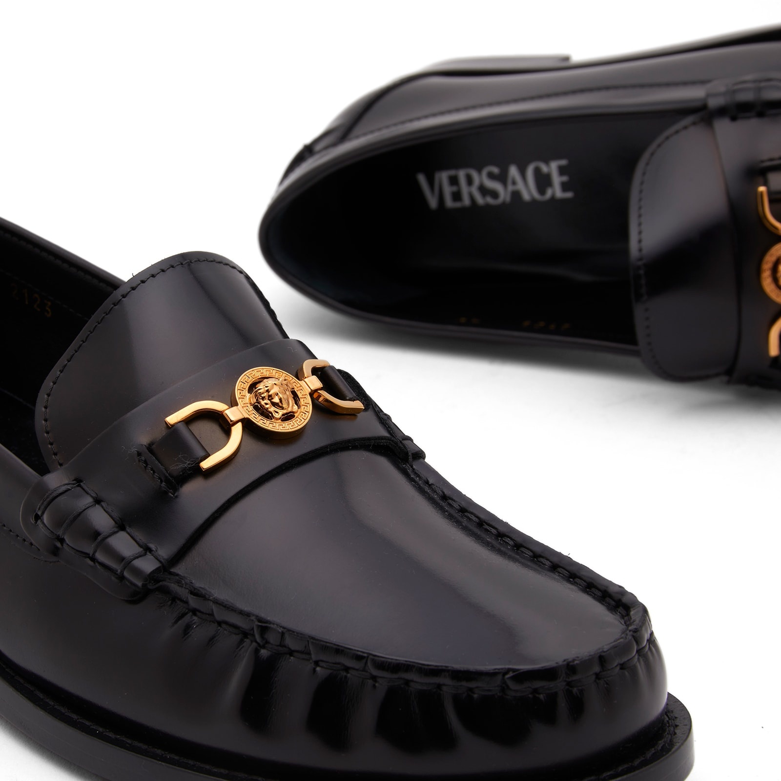 Versace Medusa Head Loafer Shoes - 3