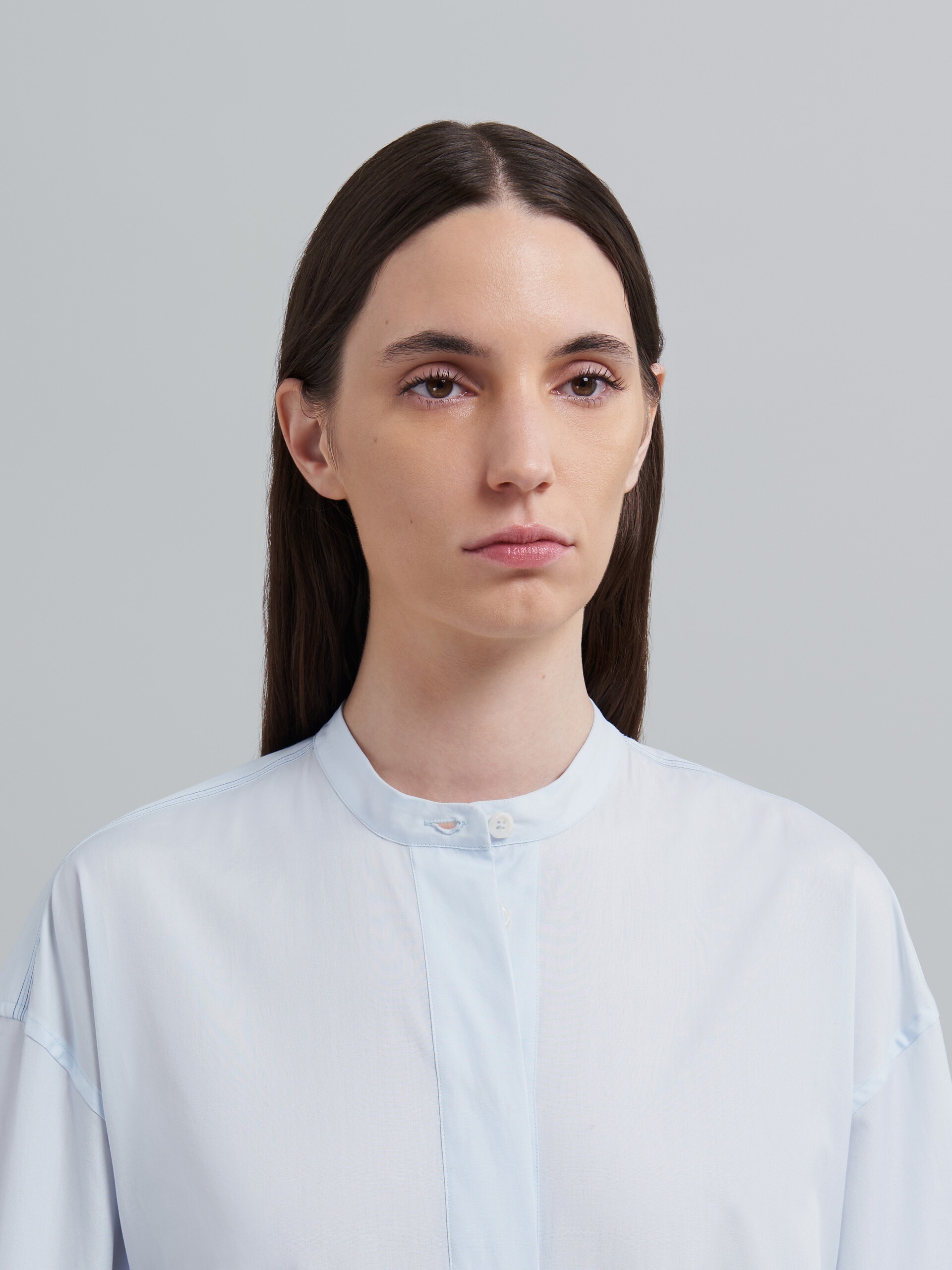 COTTON POPLIN CHEMISIER DRESS - 4