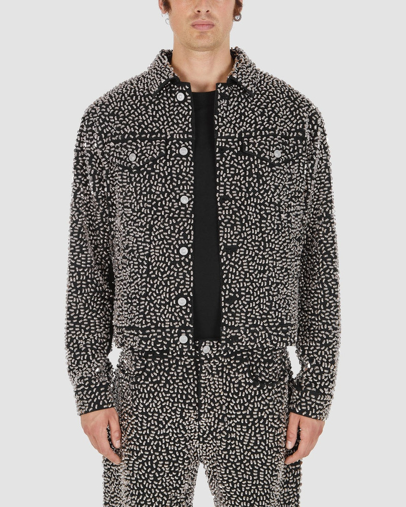 UNISEX STUDDED DENIM JACKET MADE TO ORDER 2