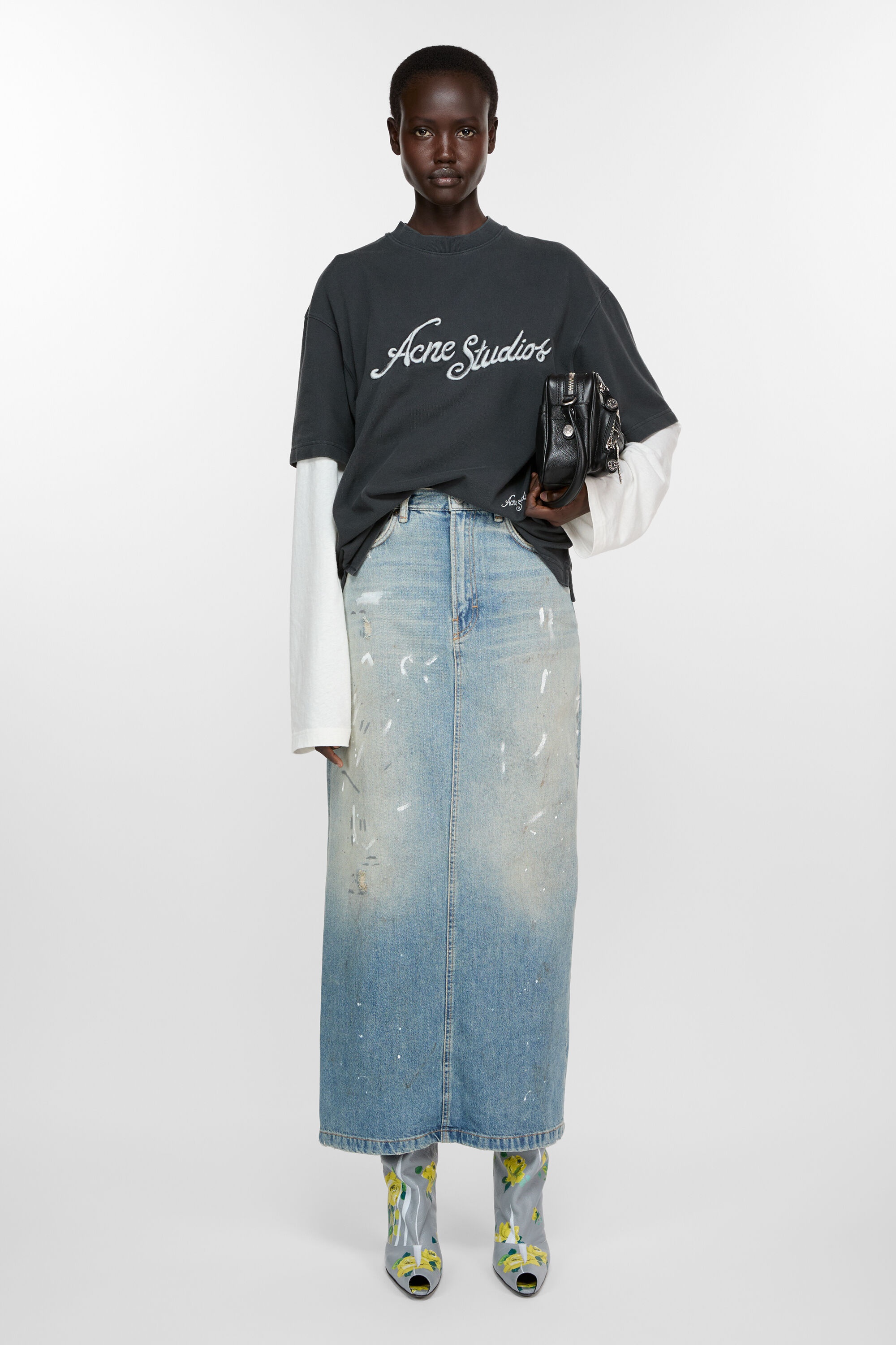 Denim skirt - Light blue - 2