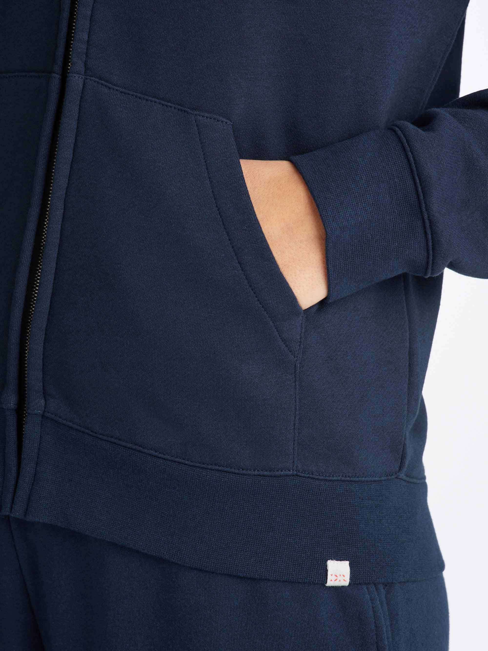 Women's Hoodie Quinn Cotton Modal Navy - 6