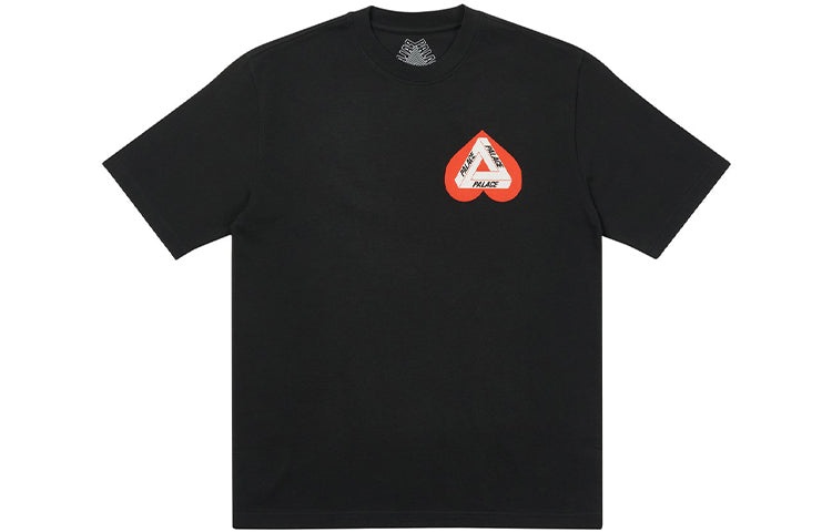 PALACE Heart Shape Tri-FERg Pattern Short Sleeve Unisex Black P20TS106 - 2
