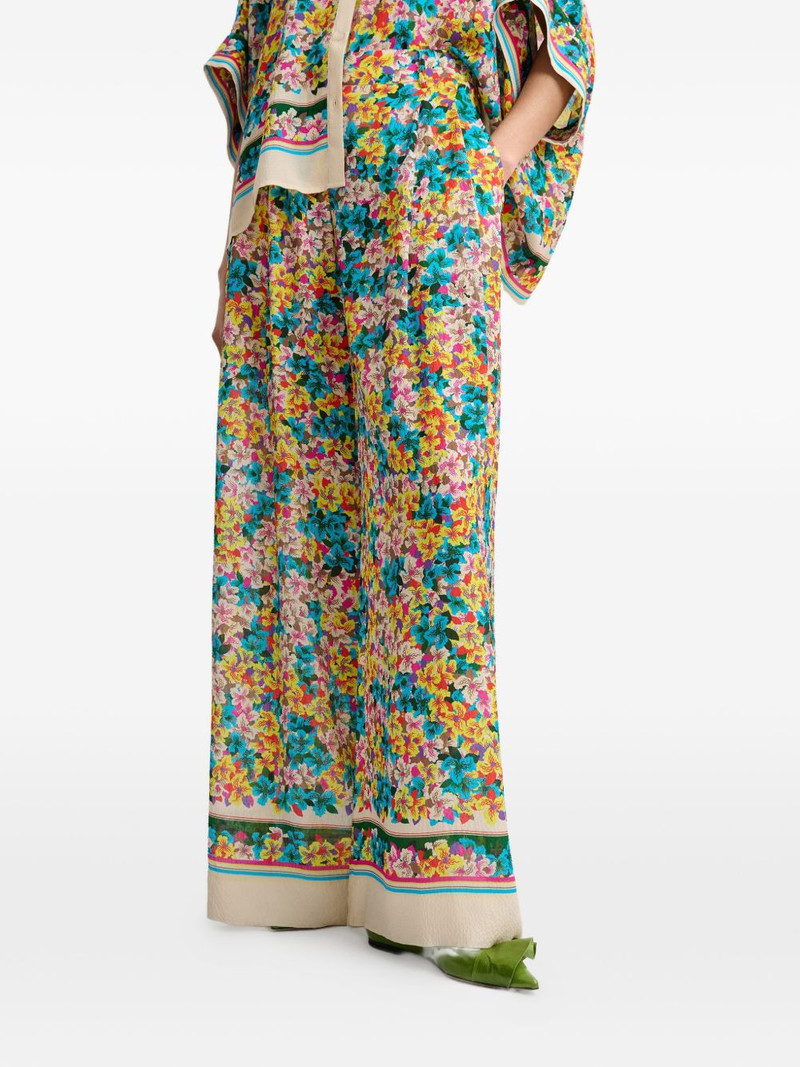 floral-print trousers 3