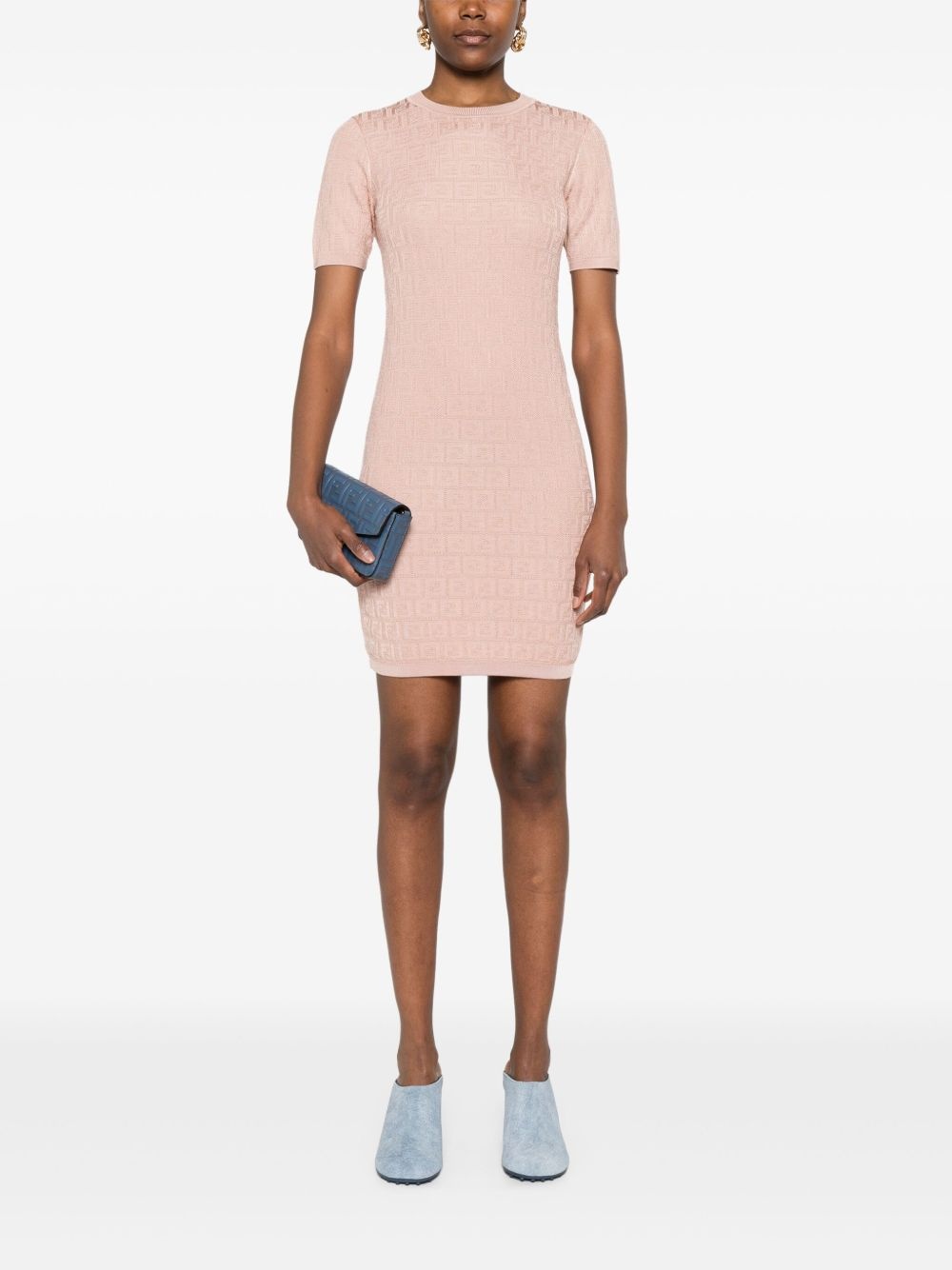 monogram mini dress - 2