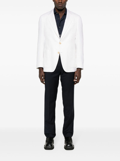 Canali single-breasted silk blazer outlook