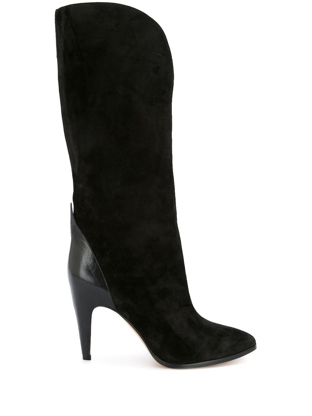 knee-length heel boots - 1