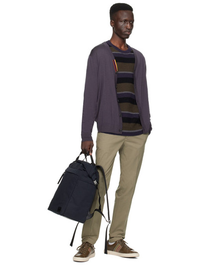 Paul Smith Navy Striped Cardigan outlook