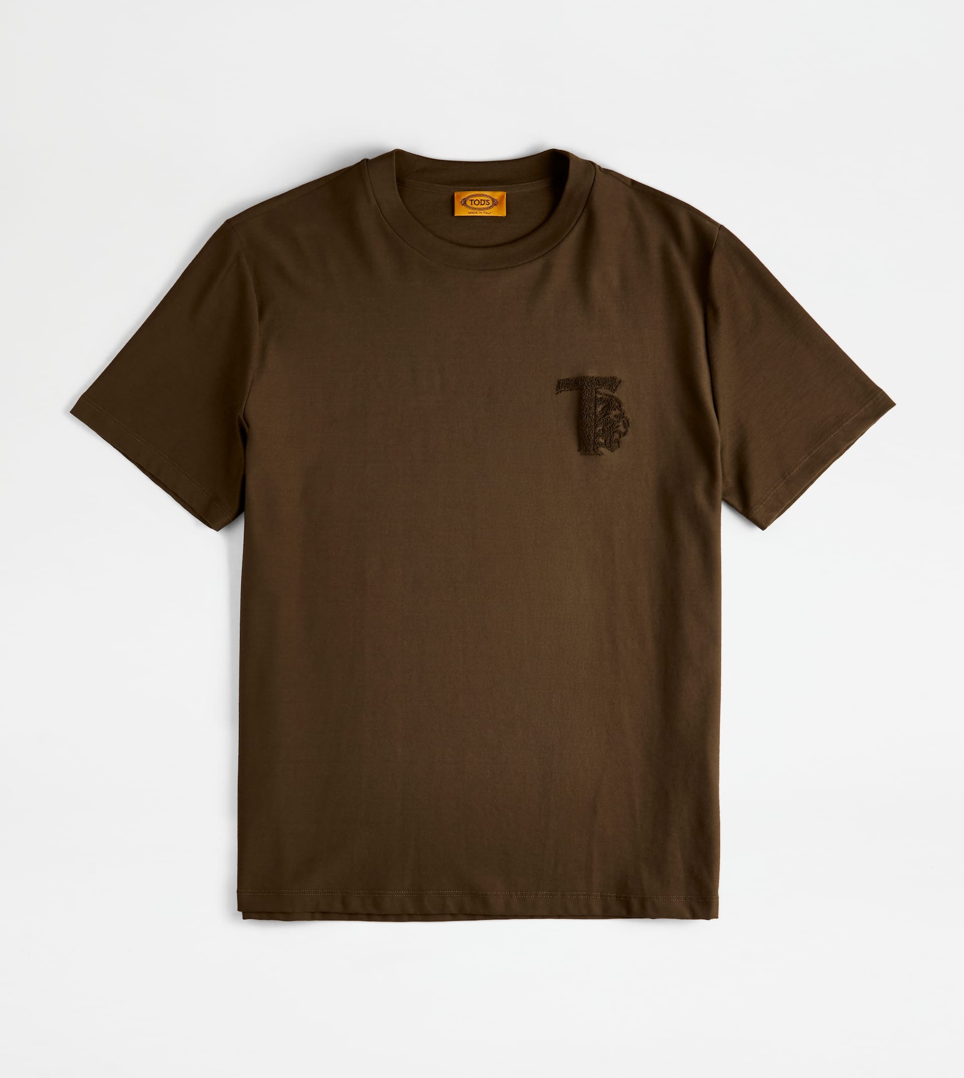 ROUND NECK T-SHIRT - GREEN - 1