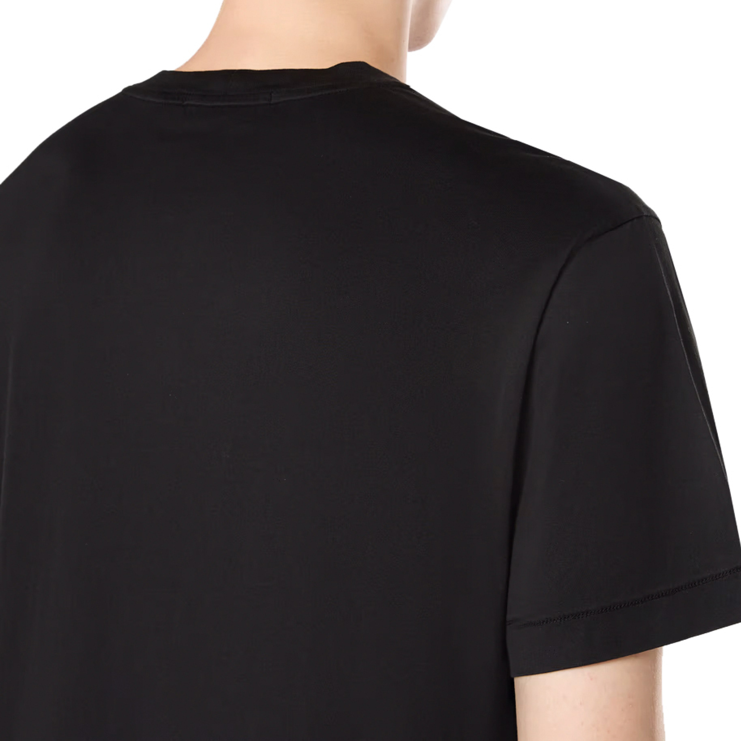 Stone Island Logo Patch T-Shirt in Black - 5