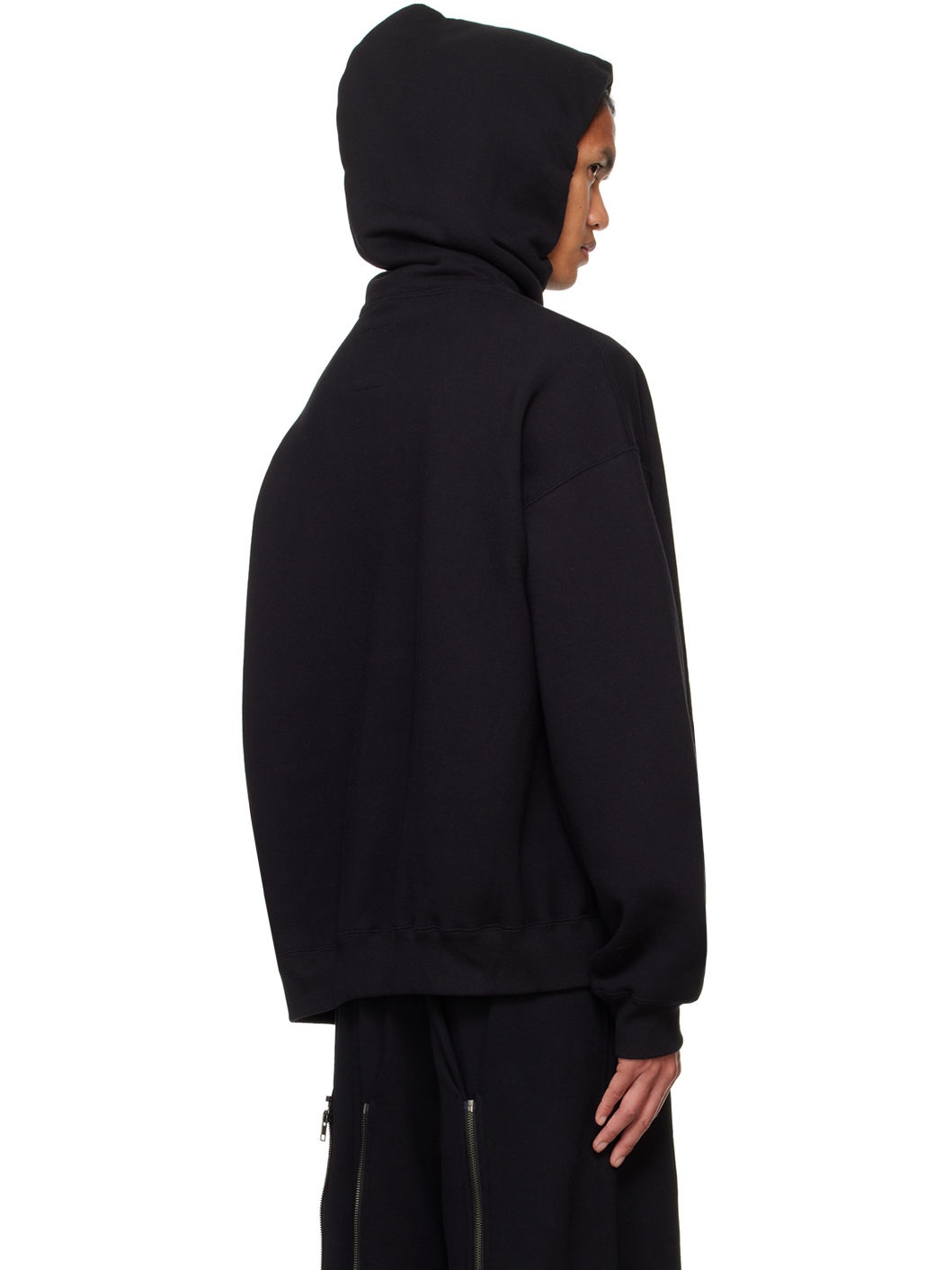 Black 2Way Hoodie - 3
