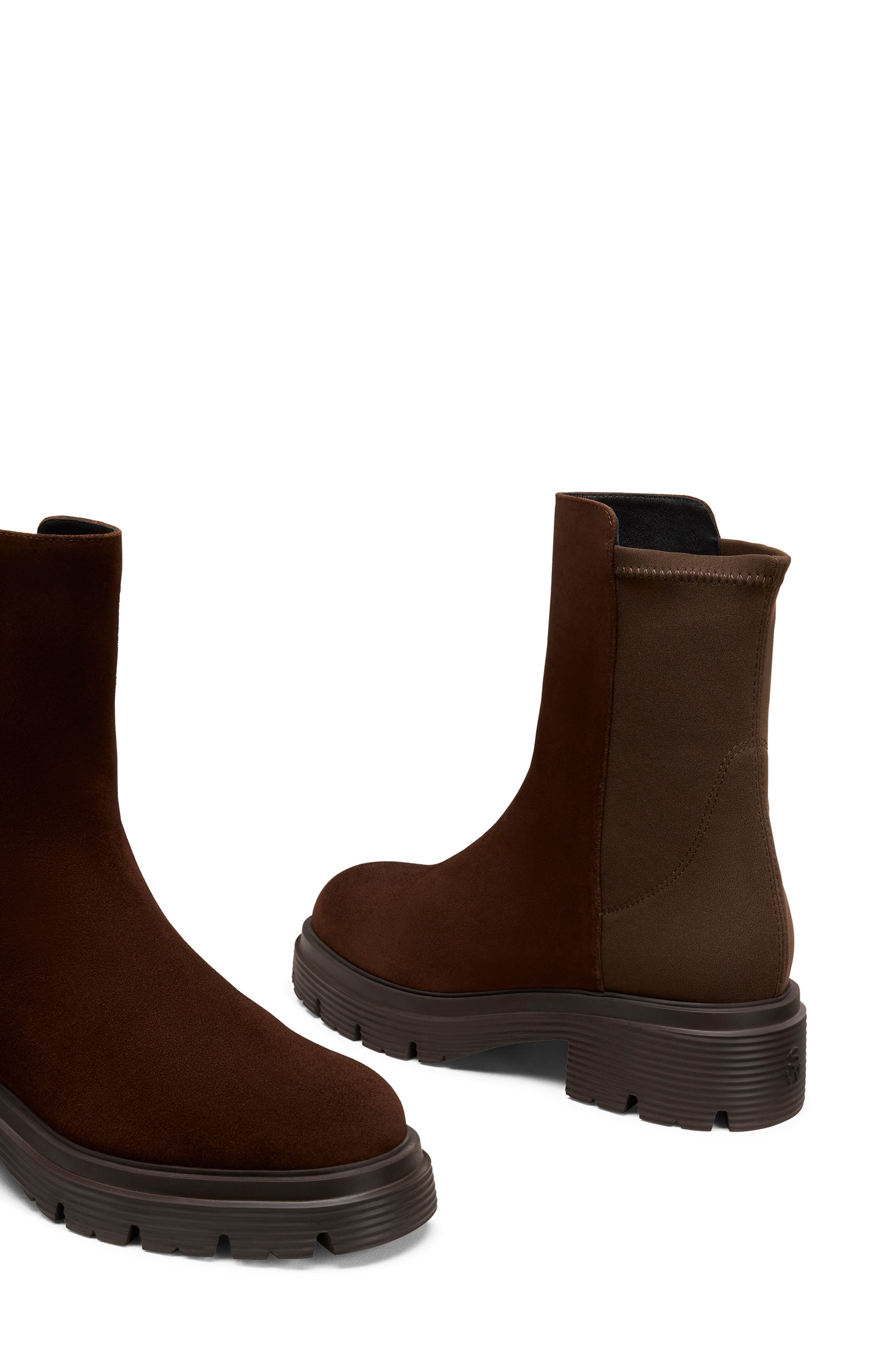 Stuart Weitzman 5050 Hudson Lite Bootie in Walnut at Nordstrom - 4