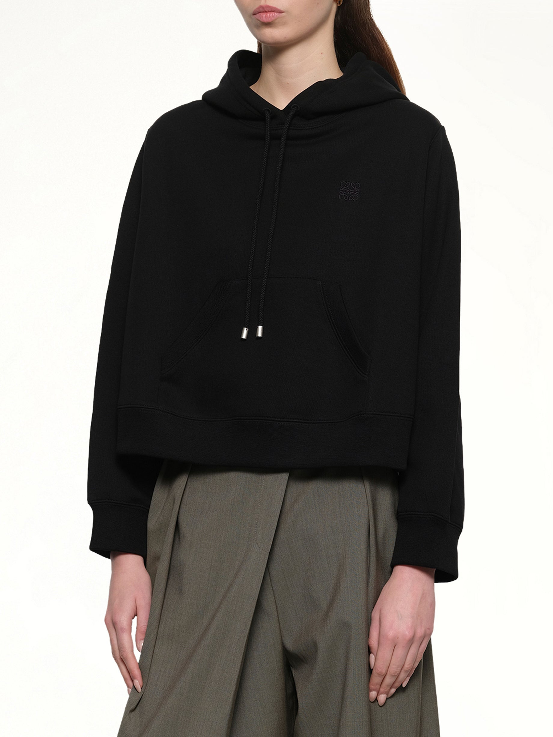 Trapeze Hoodie in Black - 6
