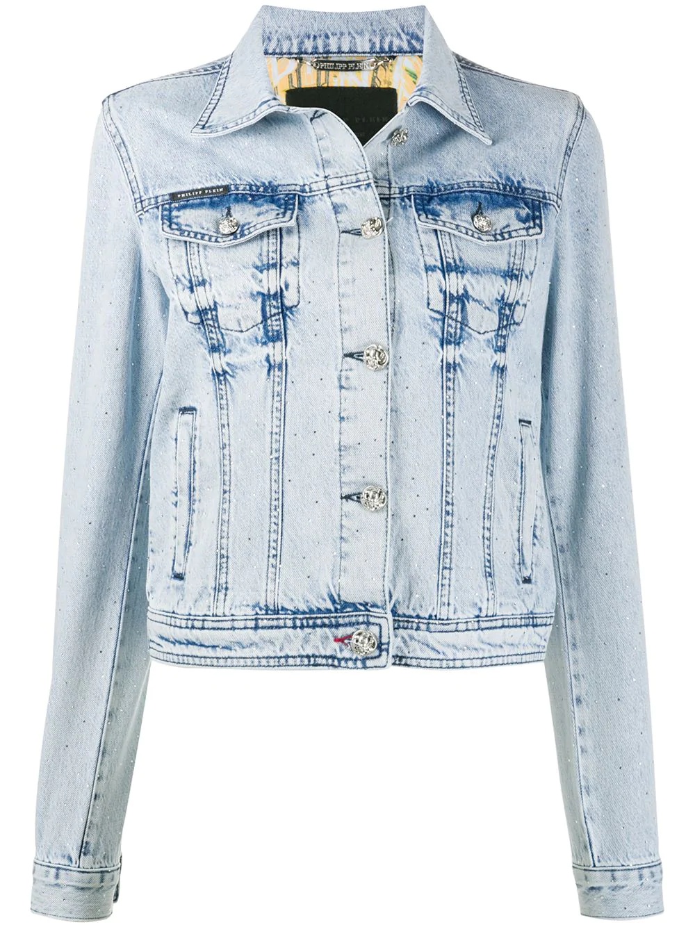 acid-wash denim jacket - 1