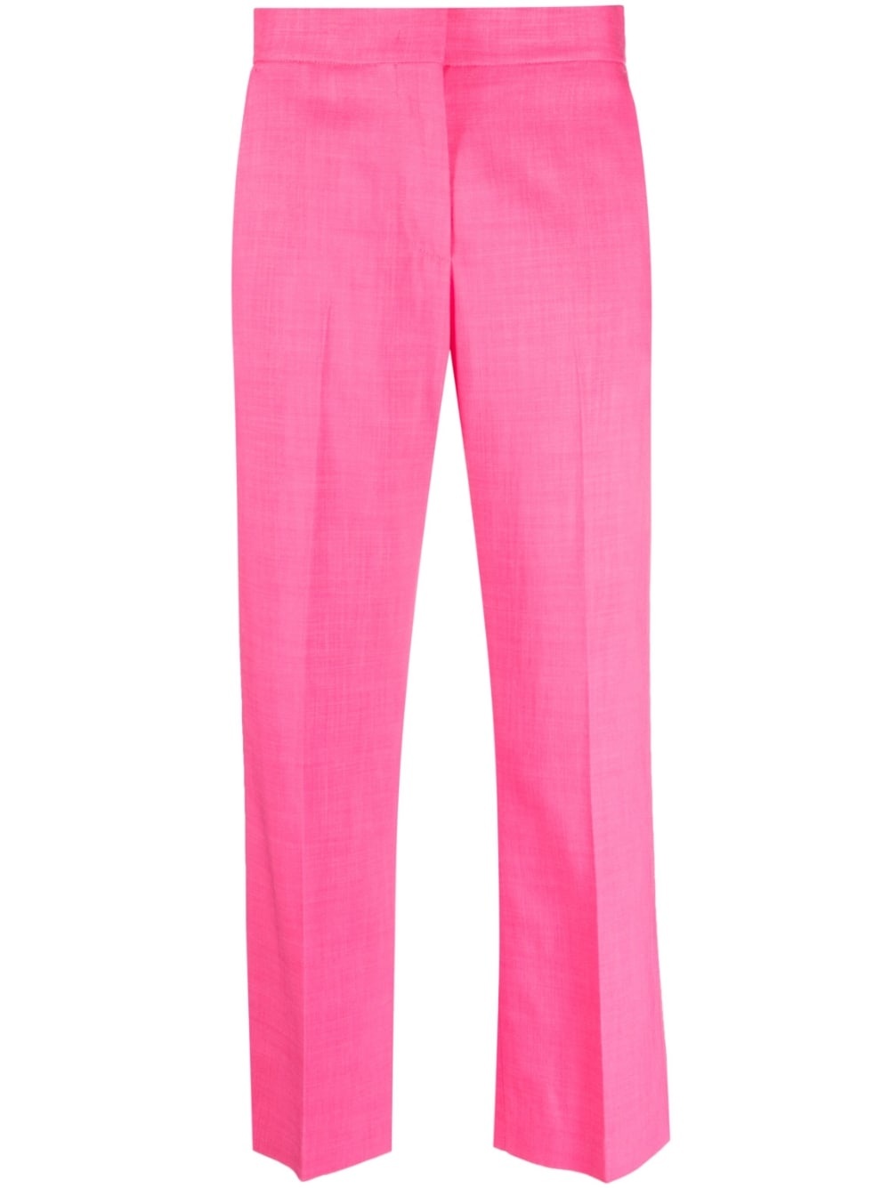 high-waist cropped trousers - 1