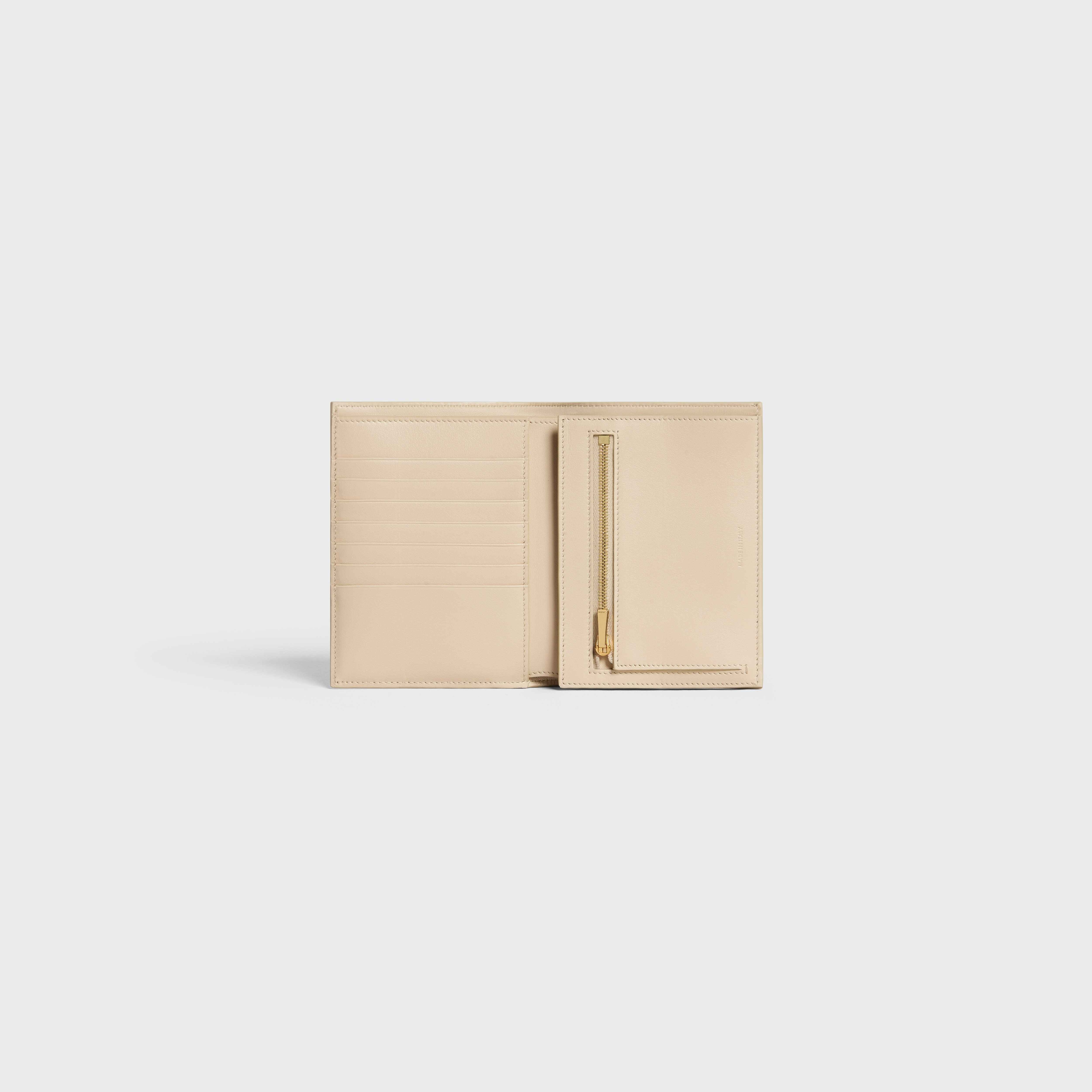 Medium strap wallet in Bicolour Grained Calfskin - 4