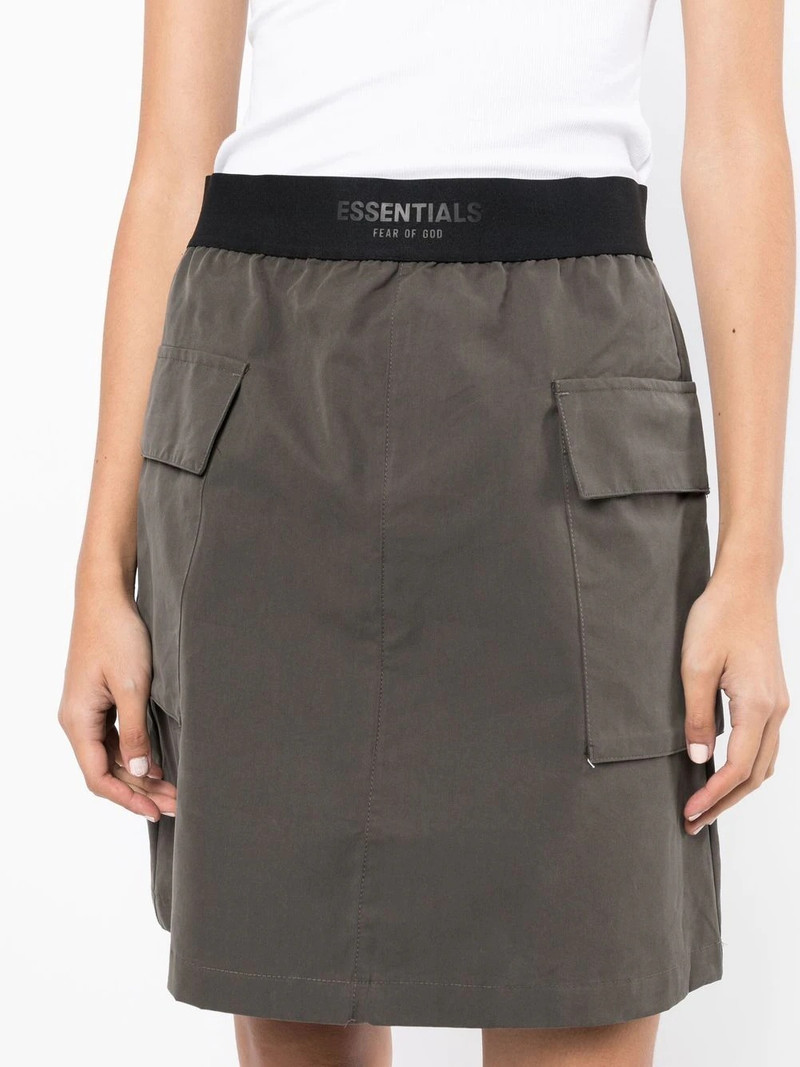 flap-pocket midi skirt 5