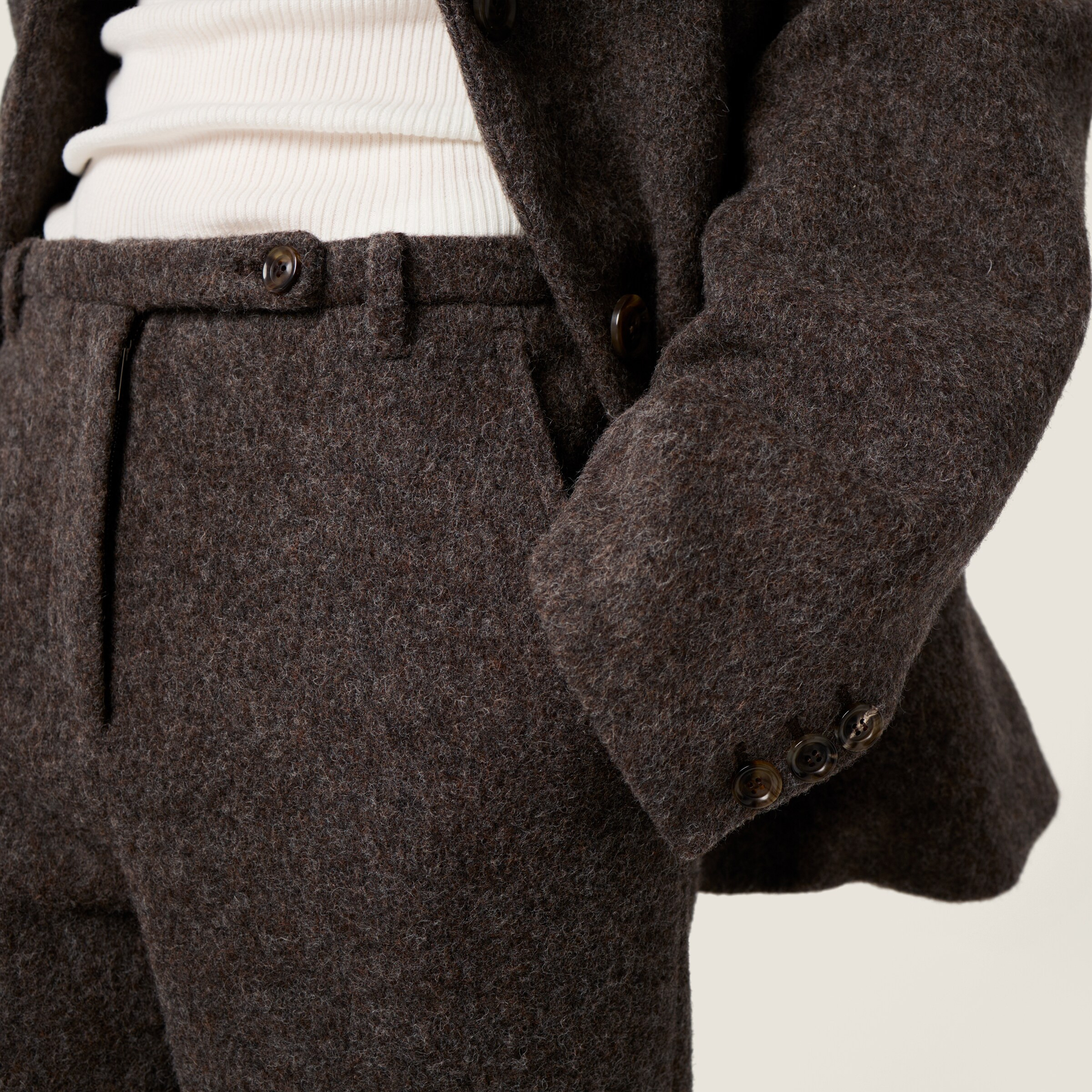 Light Shetland wool pants - 6