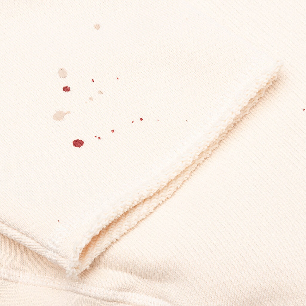PALM ANGELS PXP PAINTED RAW CUT HOODIE - OFF WHITE - 6