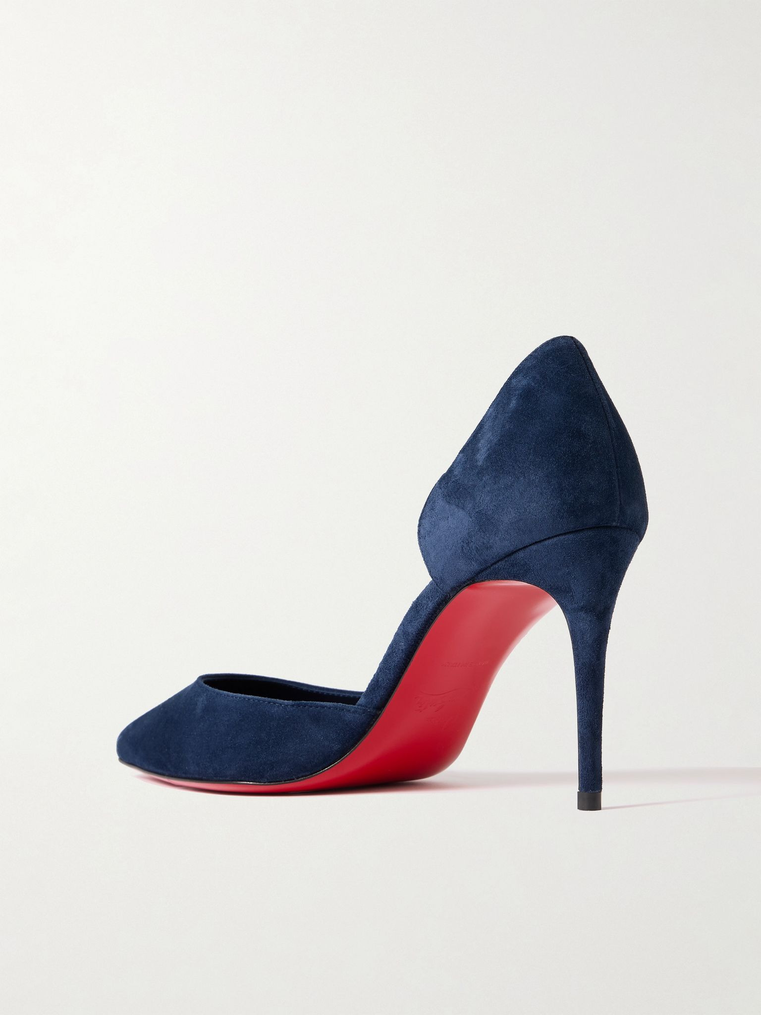Iriza 85 suede pumps Navy - 3